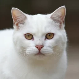 white cat photo