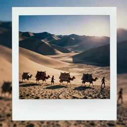 Khajiit caravanners, Summer of Love Polaroid photo