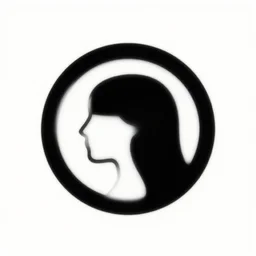 a wandering mind logo, high contrast, victo ngai, kilian eng, big, simple, elegant, minimalist, simple, circular, artstation, concept art, smooth, sharp focus