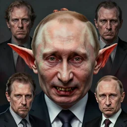 vladimir putin, is evil gremlin, rotten teeth, horror, macabre by donato giancola and greg rutkowski and wayne barlow and zdzisław beksinski, realistic face, digital art