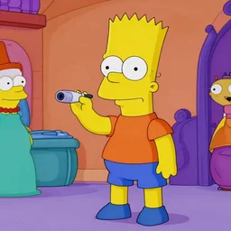 film still of bart simpson in the simpsons movie