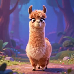 horror llama, disney pixar cgi art, cover art, highly detailed, trending in artstation