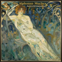 Landscape, by Alphonse Mucha.