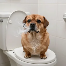 600 pound Dwarf smoking on the toilet