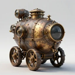 steampunk tank, photorealistic
