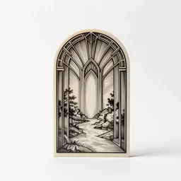 art deco etch a sketch, studio product photography, isolated on a pure white background, centered, entire object in frame, sharp focus, soft studio lighting
