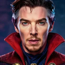 margot robbie portrait as doctor strange, beautiful eyes, realistic face, fantasy art, in the style of artgerm, illustration, epic, fantasy, intricate, hyper detailed, artstation, concept art, smooth, sharp focus, ray tracing, vibrant, artgerm, award winning art
