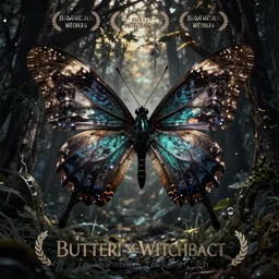 butterfly witchcraft horror movie poster