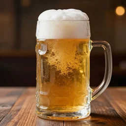 a big cup of beer, realistic