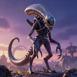 xenomorph in toy story pixar movie poster