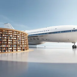 a large open plaza with a library at the side, inside a large passenger spaceship, from a space themed point and click 2D graphic adventure game, made in 2019, high quality graphics