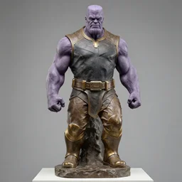 a sculpture of thanos, by auguste rodin