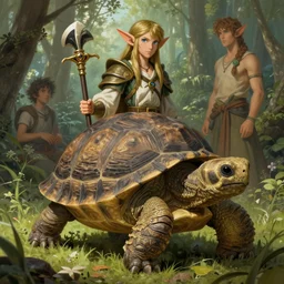 d & d tortle nature cleric, highly detailed, digital painting, artstation, sharp focus, illustration, art by tan zi and ayanamikodon and alphonse mucha and wlop
