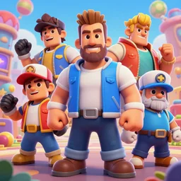 kane, clash royal style characters, unreal engine 5, octane render, detailed, brawl stars, cinematografic, cinema 4 d, artstation trending