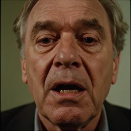 7 0 s movie still of a old man with trypophobia mouth, cinestill 8 0 0 t 3 5 mm eastmancolor, heavy grain, high quality, high detail