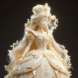 wonderful princess of cream vines with a cream skin, ornate 8 k gorgeous intricate cream detailed, accent white lighting, dramatic light, octane render