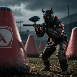 a game of demonic paintball