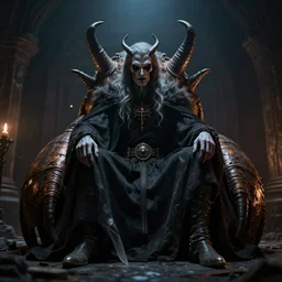 a undead mage lord sitting on scarab dramatic lighting cinematic establishing shot extremely high detail foto realistic cinematic lighting post processed