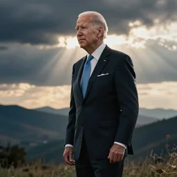 joe biden in the movie fight club, dramatic shot