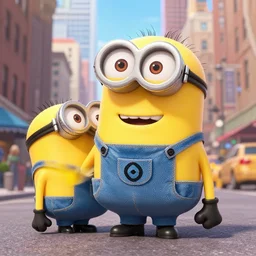 minions stealing new york city, despicable me by illumination entertainment