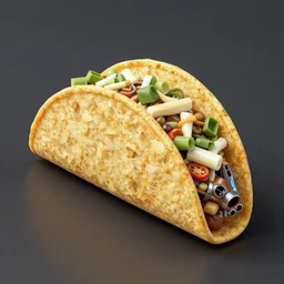 a spaceship that is a taco