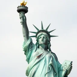 Statue of Liberty made out of bacon