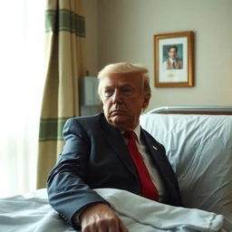 film still of donald trump as a resident in a nursing home