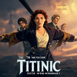 poster for a film animation called the titanic dead woman, 8 k, hd, dustin nguyen, akihiko yoshida, greg tocchini, greg rutkowski, cliff chiang