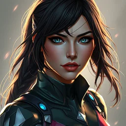 portrait super hero woman young, style artstation, style greg rutkowski comic art book, biopunk, octane render, unreal engine 6, epic game graphics
