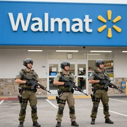 armed Walmart employees