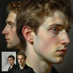 inner ear portrait by gaston bussierre and charles vess and james jean and erik jones and rhads, inspired by rutkowsky and mc escher, epic, huge scale, beautiful fine face features, intricate high details, sharp, ultradetailed