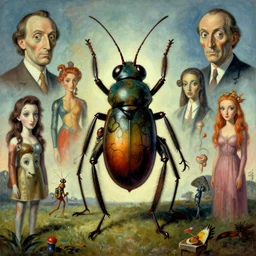 insectoid by _ beeple, artgerm, _ aaron _ horkey _ amanda _ sage _ bauhaus, salvador dali, _ bernie _ wrightson _ bruce pennington _ frank _ stella _ anne _ stokes _ alena _ aenami _ angus _ mckie, alex grey, akira toriyama, arthur adams, hp lovecraft, andre masson, brian despain. surreal, artstation, design 4 k, native, hd,