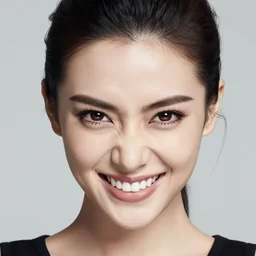 stunning beauty, sharp eyes, aggressive smile