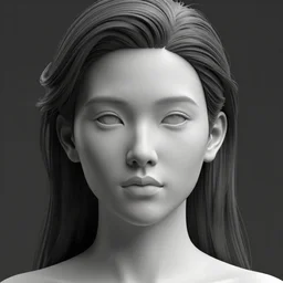 the beauty of emptiness, photo, portrait, 3d, high details, intricate details, by vincent di fate, artgerm julie bell beeple, 90s, Smooth gradients, octane render, 8k, High contrast, duo tone, depth of field, very coherent symmetrical artwork