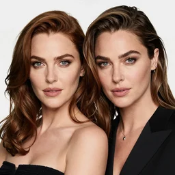 portrait of christina hendricks and gal gadot hybrid by mario testino, headshot, sony a 7 r, award winning