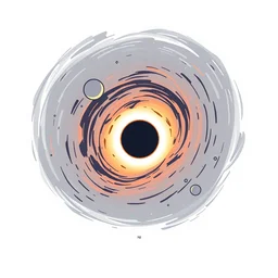 space blackhole illustration - n 1