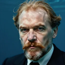 Underwater close up portrait of Vladimir Lenin by Trent Parke, clean, detailed, Magnum photos
