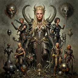 beautiful fantasy character portrait, charlize theron, ultra realistic, wide angle, intricate details, the fifth element artifacts, highly detailed by peter mohrbacher, hajime sorayama, wayne barlowe, boris vallejo, paolo eleuteri serpieri