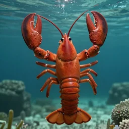 still image of an anthropomorphic lobster in 'The Matrix'(1999)