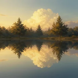 symmetry!! surreal landscape of a melancholic dream, very detailed, serene, peaceful, golden hour, perfect lighting, perfect composition, digital art, illustration, artstation, artgerm, derek zabrocki, greg rutkowski, 4 k