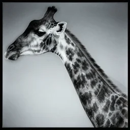 an xray of a giraffe