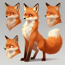 character design portrait of an anthropomorphic furry fox girl with ears and a tail, 4 k, concept art, by wlop, ilya kuvshinov, artgerm, krenz cushart, pixiv.