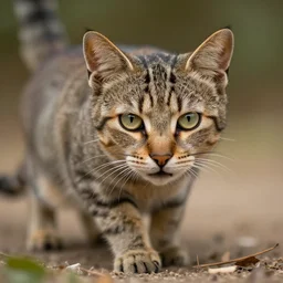 a feline scarabeus - cat - hybrid. animal photography,