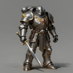 medieval knight power armour, space marine, concept art, medieval, sword, fantasy, detailed digital matte painting in the style of simon stalenhag and bev dolittle zdzislaw beksinski, greg hildebrandt artstation, psychedelic