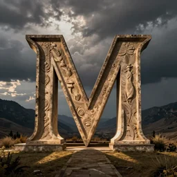 the letter M