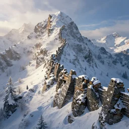the winterspine barrier, by frederic edwin church, ultrafine highly detailed hyper colorful illustration, sharp focus, unreal engine highly rendered, global illumination, radiant light, subtle light fog