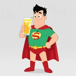 Cider-Man, the superhero who really likes apple juice, from a popular flash animation