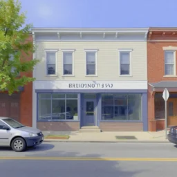 google street view of ( 1 2 2 fremont ave. springfield, ohio 4 5 5 0 5 ), painted by edward hopper