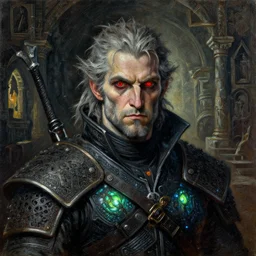 Drainpunk Dr. Evil Magician Portrait portrait portrait Dungeon Interior Man TheWitcher3wildhunt TheElderScrollsOblivion Cover Art Face Head Eyes Snack Pilot Wearing Bioluminescent Vest Gilles Ketting Kuvshinov Ilya Ismail Inceoglu Arnold Bocklin Jakub Rebelka dug stanat Intaglio Inkpen Hashmarks Brushstrokes Oil Painting Impasto