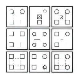 a difficult three by three matrix iq test